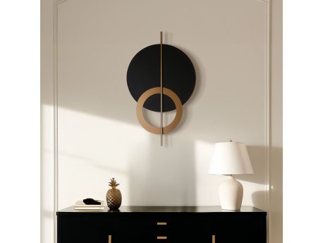 WALLXPERT Dekorativni metalni zidni dodatak Hyperion APT834