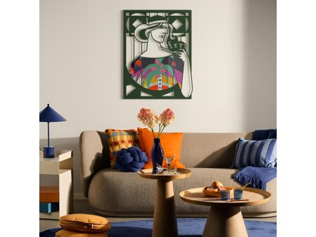 WALLXPERT Dekorativni metalni zidni dodatak Mystic Grace APT819 56