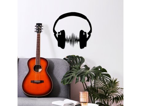 WALLXPERT Dekorativni metalni zidni dodatak Just Music