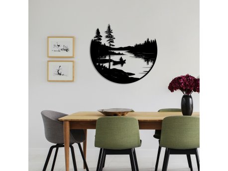 WALLXPERT Dekorativni metalni zidni dodatak Solo