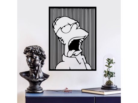 WALLXPERT Dekorativni metalni zidni dodatak Sımpson 1