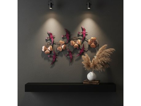 WALLXPERT Dekorativni metalni zidni dodatak Bys 190 B