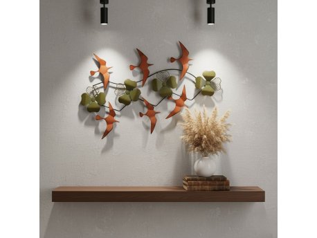 WALLXPERT Dekorativni metalni zidni dodatak Bys 190 C