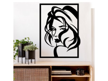 WALLXPERT Dekorativni metalni zidni dodatak Look