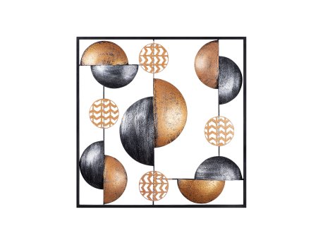 WALLXPERT Dekorativni metalni zidni dodatak Metal Art My World