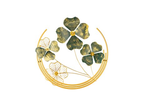 WALLXPERT Dekorativni metalni zidni dodatak Shihezi