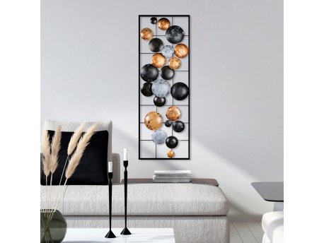 WALLXPERT Dekorativni metalni zidni dodatak Camber 1