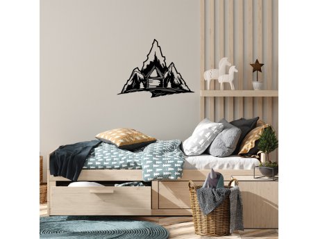 WALLXPERT Dekorativni metalni zidni dodatak Everest