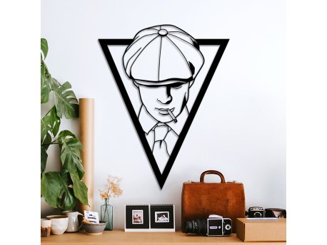 WALLXPERT Dekorativni metalni zidni dodatak Shelby