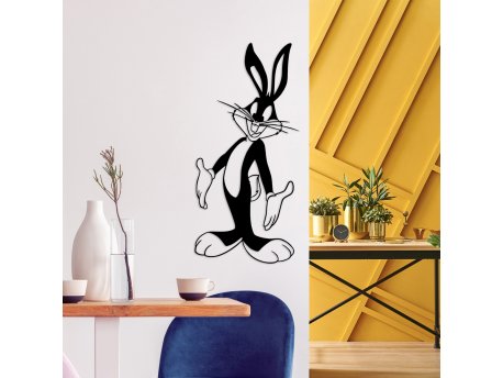WALLXPERT Dekorativni metalni zidni dodatak Bugs Bunny 1