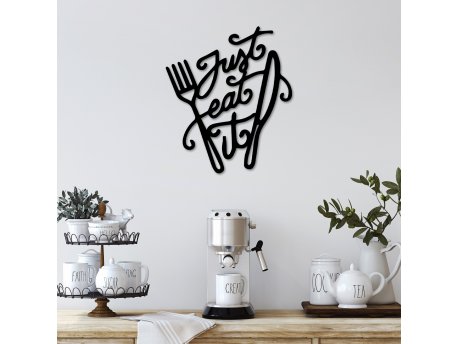 WALLXPERT Dekorativni metalni zidni dodatak Just Eat It