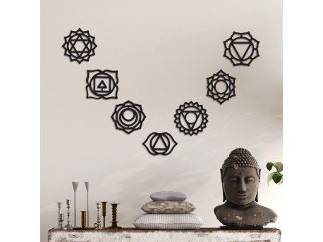 WALLXPERT Dekorativni metalni zidni dodatak Simbolo 1