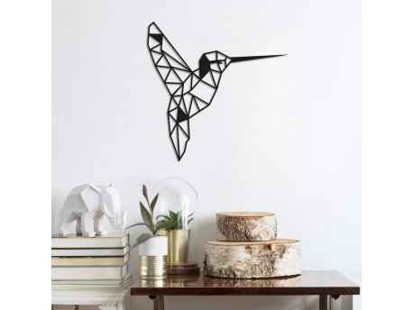 WALLXPERT Dekorativni metalni zidni dodatak Bird