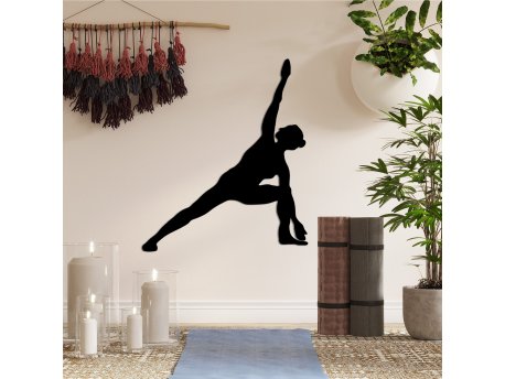 WALLXPERT Dekorativni metalni zidni dodatak Yoga 13