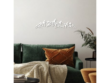 WALLXPERT Dekorativni metalni zidni dodatak Mountain View 2