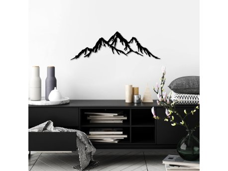 WALLXPERT Dekorativni metalni zidni dodatak Mountain 5