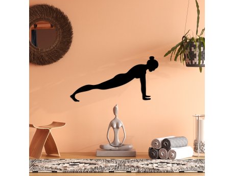 WALLXPERT Dekorativni metalni zidni dodatak Yoga 7