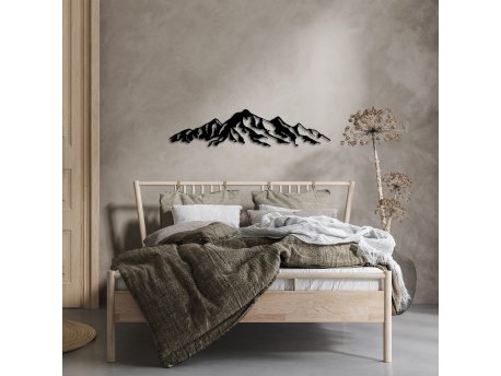 WALLXPERT Dekorativni metalni zidni dodatak Mountain 285