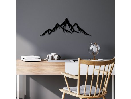 WALLXPERT Dekorativni metalni zidni dodatak Full Mount And Mountain 3