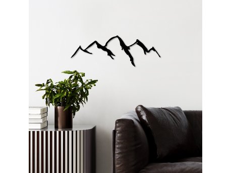 WALLXPERT Dekorativni metalni zidni dodatak Mountain v3