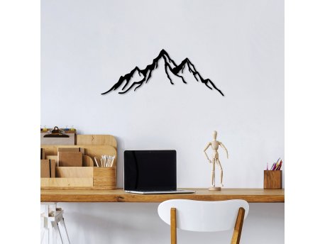 WALLXPERT Dekorativni metalni zidni dodatak Mountain 11