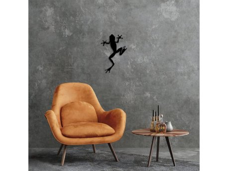 WALLXPERT Dekorativni metalni zidni dodatak Frog 296