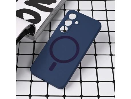 3G Maska MagSafe Pure Color za Samsung S931B Galaxy S25 tamno plava