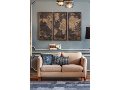 WALLXPERT Dekorativna uramljena MDF slika (3 komada) Artsmdfdkset9