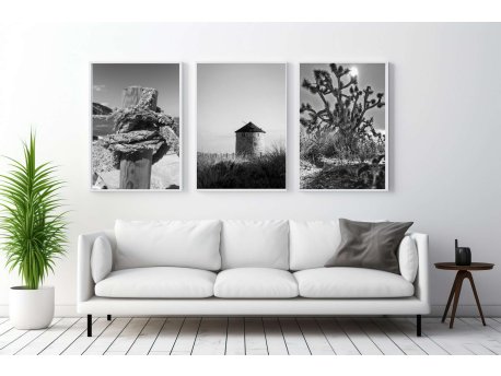 WALLXPERT Dekorativna uramljena MDF slika (3 komada) Mp3 00116 21 x 30