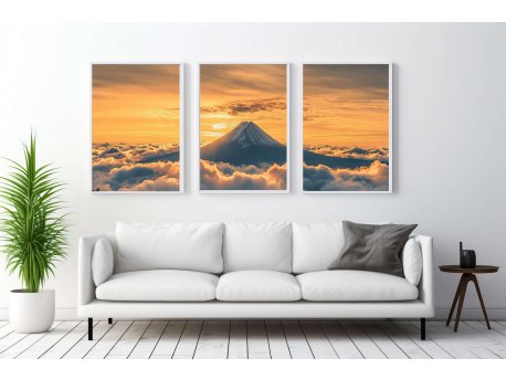 WALLXPERT Dekorativna uramljena MDF slika (3 komada) Mp3 00118 21 x 30