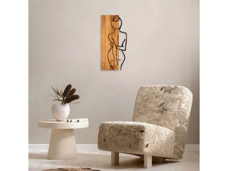 WALLXPERT Dekorativni drveni zidni dodatak MA 294