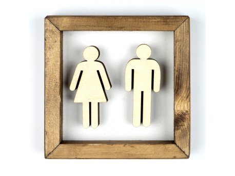 WALLXPERT Dekorativni drveni zidni dodatak WC001