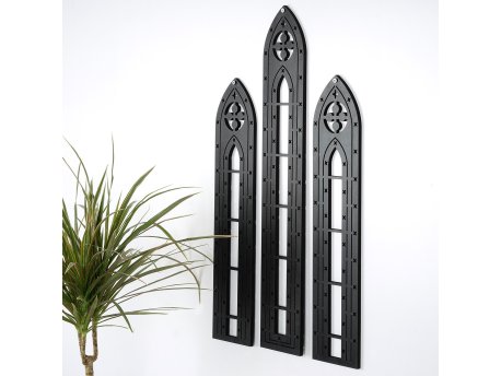 WALLXPERT Dekorativni drveni zidni dodatak CRY022