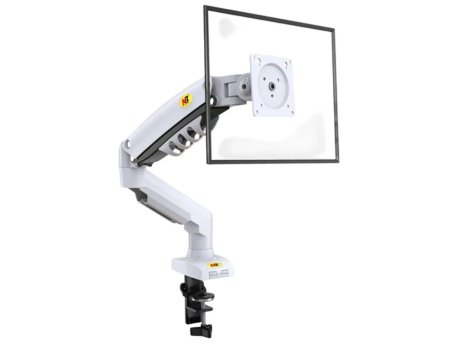 NORTH BAYOU F80 Stoni nosač za monitore Beli