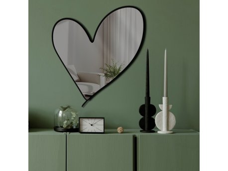 WALLXPERT Dekorativno ogledalo Ozgl517 Smoked