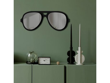 WALLXPERT Dekorativno ogledalo Ozgl508 Smoked