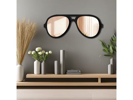 WALLXPERT Dekorativno ogledalo Ozgl508 Rose Gold