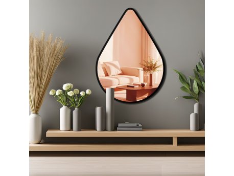 WALLXPERT Dekorativno ogledalo Ozgl516 Rose Gold