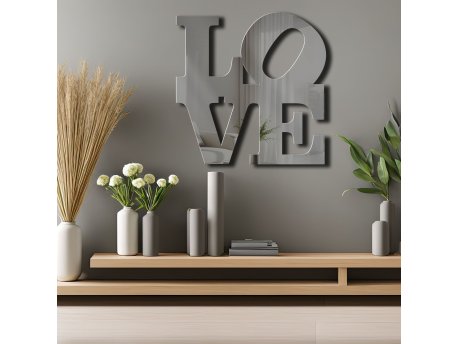 WALLXPERT Dekorativno ogledalo Ozgl506 Smoked