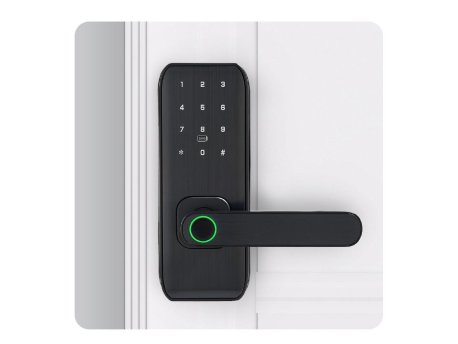 Smart Nest Pametna brava za unutrašnja vrata sa otiskom prsta, šifrom i karticom