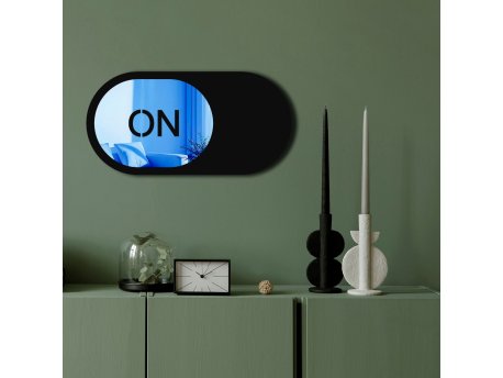 WALLXPERT Dekorativno ogledalo Ozgl510 Blue