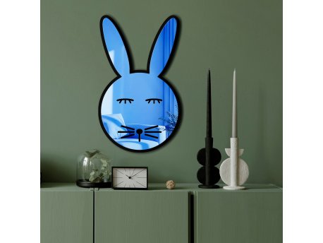 WALLXPERT Dekorativno ogledalo Ozgl520 Blue