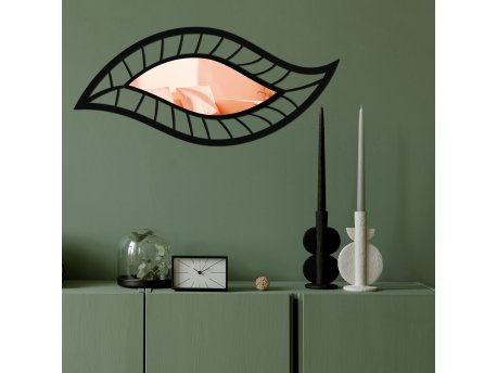 WALLXPERT Dekorativno ogledalo Ozgl513 Rose Gold