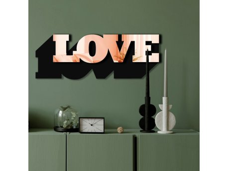 WALLXPERT Dekorativno ogledalo Ozgl515 Rose Gold