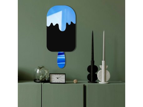 WALLXPERT Dekorativno ogledalo Ozgl518 Blue