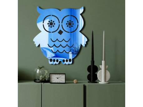 WALLXPERT Dekorativno ogledalo Ozgl526 Blue