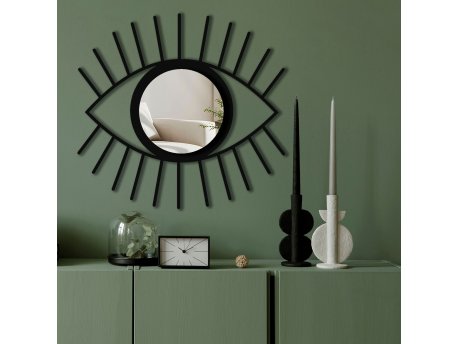 WALLXPERT Dekorativno ogledalo Ozgl523 Silver