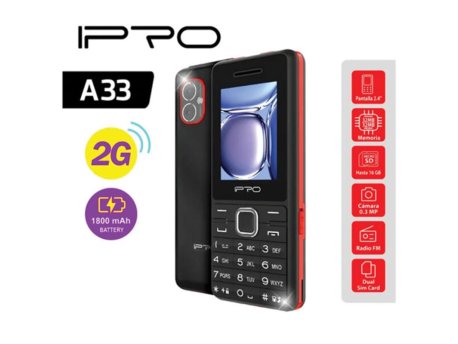 IPRO A33 Black Red 2G 32/32MB Feature