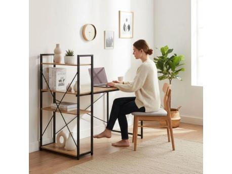 ModernHome Radni sto 120x60 cm sa policama Light Style