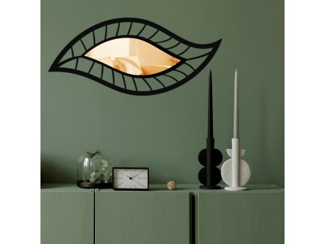 WALLXPERT Dekorativno ogledalo Ozgl513 Gold